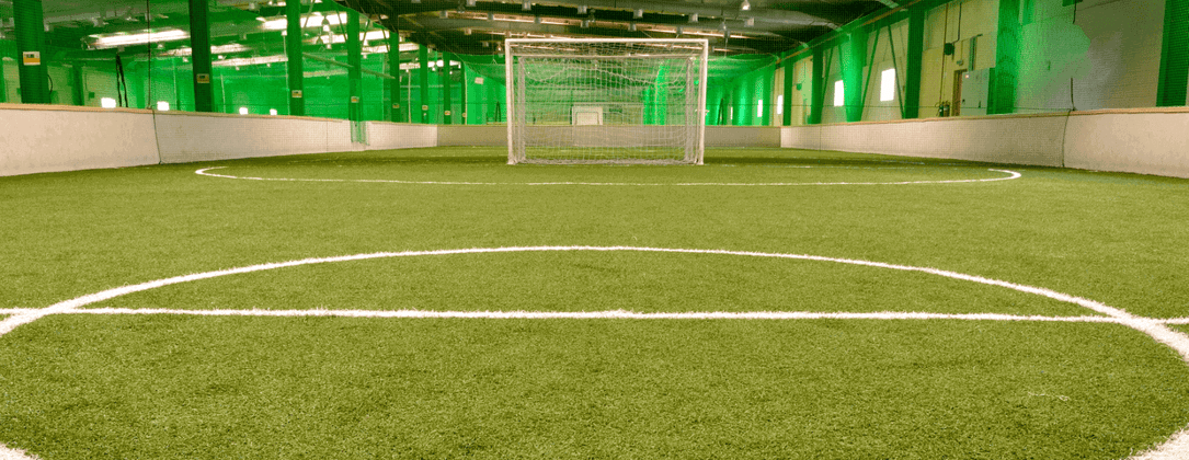 Indoor soccer field 