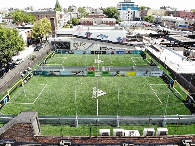 Urban Soccer Park in the city