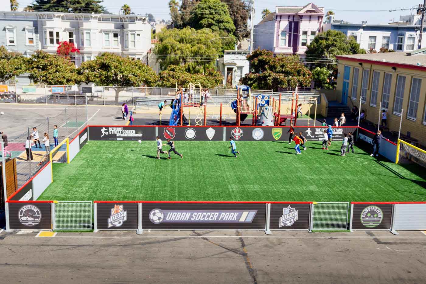 Mini Soccer Pitch Construction More Urban Soccer Park