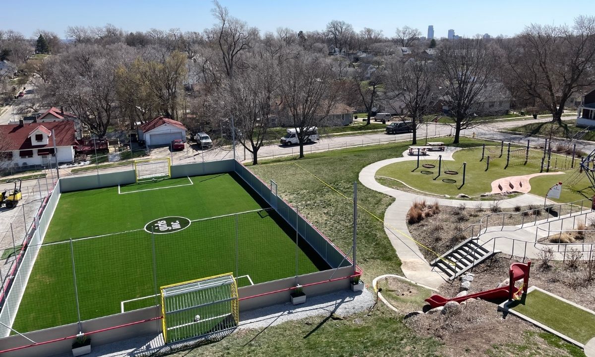 Girls, Inc. 50×80 Mini-Pitch with Football for the World Foundation