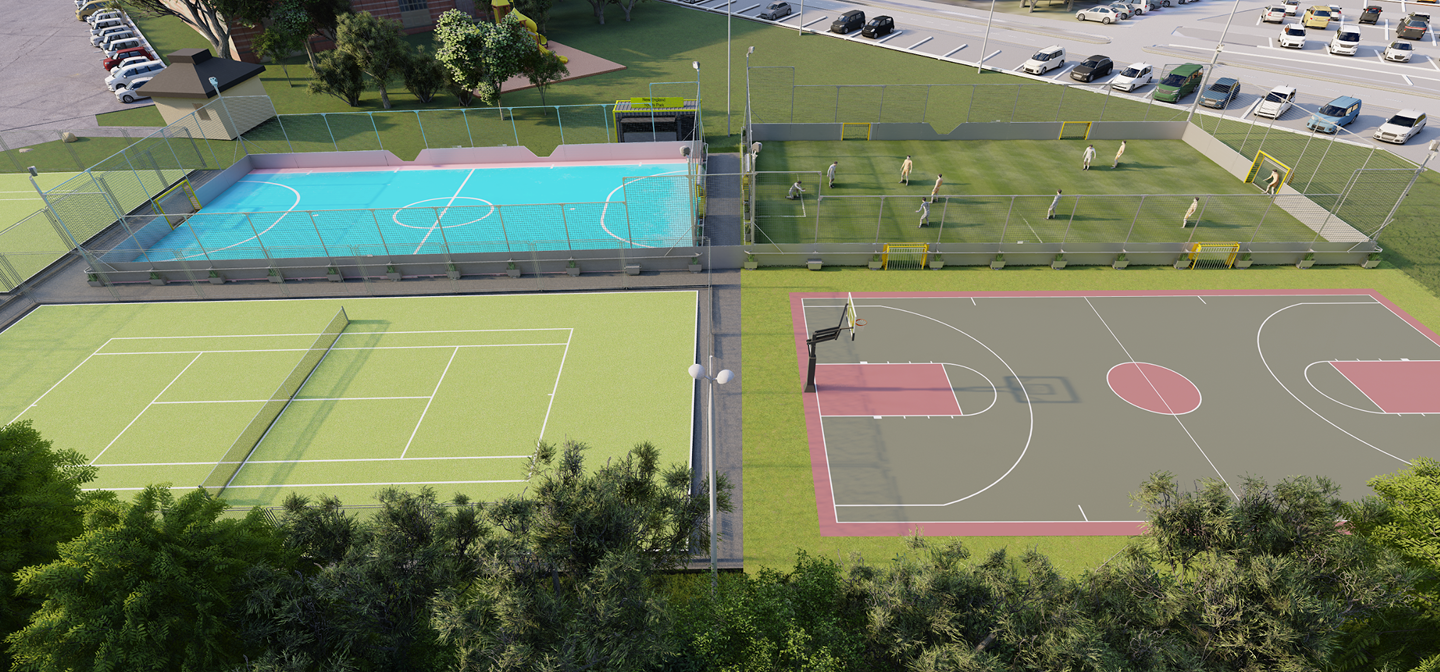 CCBA Witherell Recreation Center Transforms Courts Into Soccer Hub