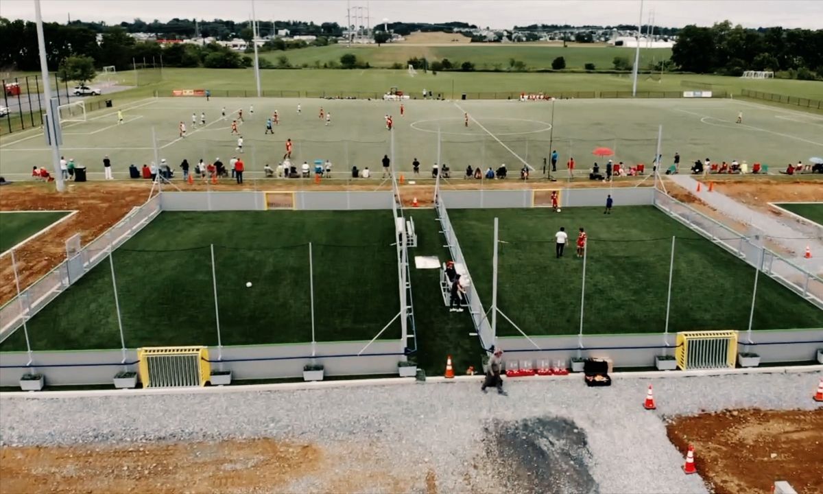 Pulisic Stomping Grounds 50×80 Soccer Courts