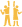 people raising hand icon