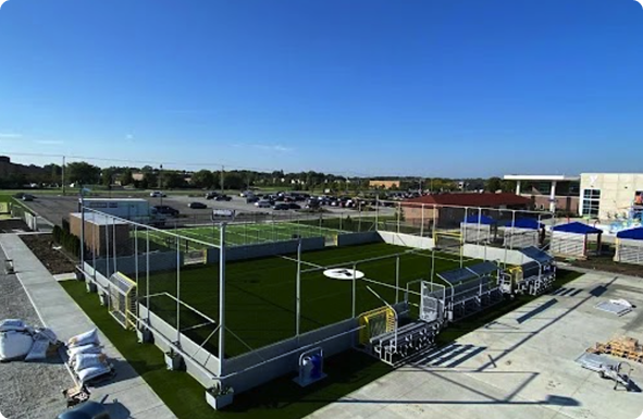 Crown Point YMCA Expands With Two New Mini-Pitches.  
