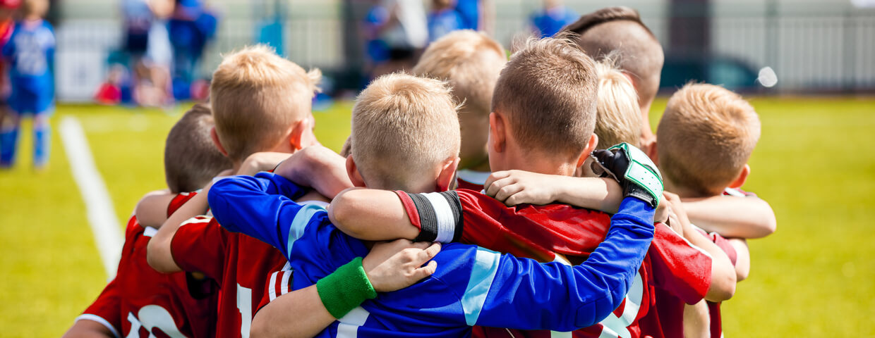 kids playing soccer