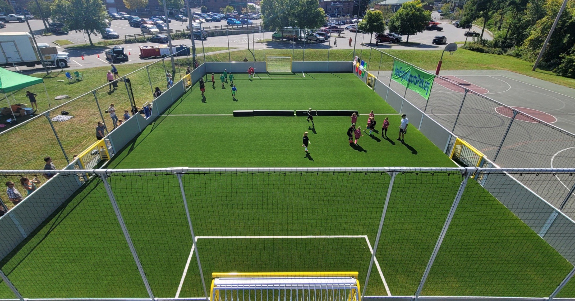 An Urban Soccer Park field